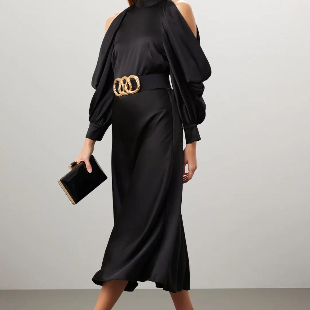 Arias New York Halter Neck Dress Size:12